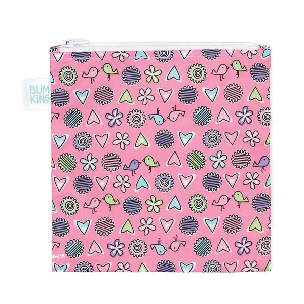 Bumkins Reusable Snack Bags, Large
