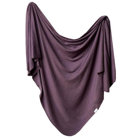 Copper Pearl Swaddle Blanket - Plum