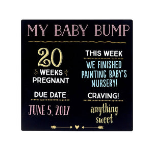 Baby Bump Chalkboard